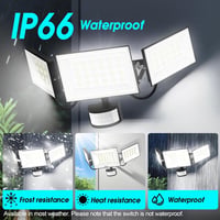 Viugreum 200W LED reflektor mozgásérzékelővel, 30000 lm, távirányítóval, IP66 6