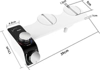 VivaLox Bidet Attachment Ultravékony Wc-Hez, Hideg-Meleg Vízzel 8