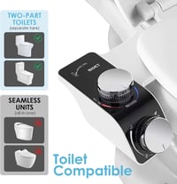 VivaLox Bidet Attachment Ultravékony Wc-Hez, Hideg-Meleg Vízzel 7