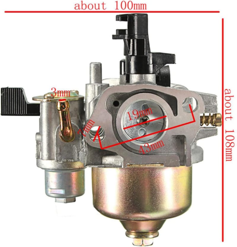 Viviance Karburátor Honda GX110 GX120 GX140 GX160 GX200 motorhoz