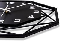 VIVILINEN 60cm Néma Fali Óra Vintage Stílusú Quartz Falióra Nappalihoz Hálóhoz 3