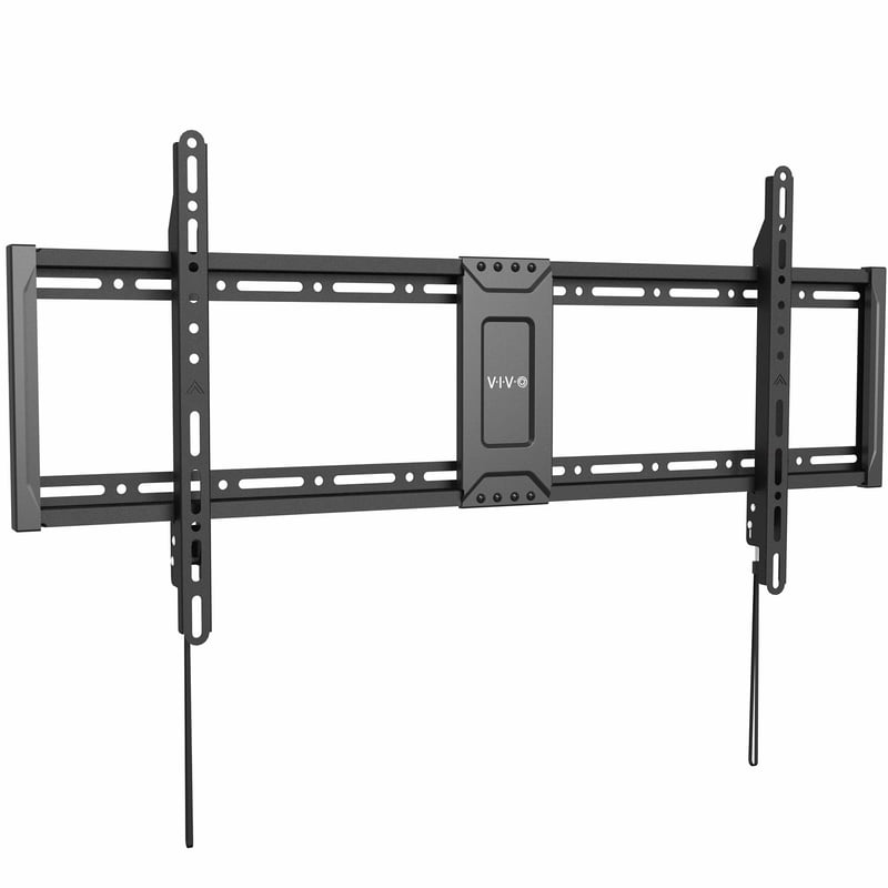 Suport TV de perete VIVO MOUNT-VW100F Ultra Rezistent pentru ecrane LCD, LED, curbate și plate de 60-100 inchi, VESA max 900x600 mm, negru