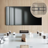 Suport TV de perete VIVO MOUNT-VW100F Ultra Rezistent pentru ecrane LCD, LED, curbate și plate de 60-100 inchi, VESA max 900x600 mm, negru 2