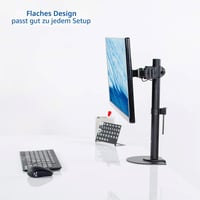 VIVO STAND-AC01R Oceľová vystužovacia doska na montáž na tenké sklenené a krehké stolové dosky, čierna 4