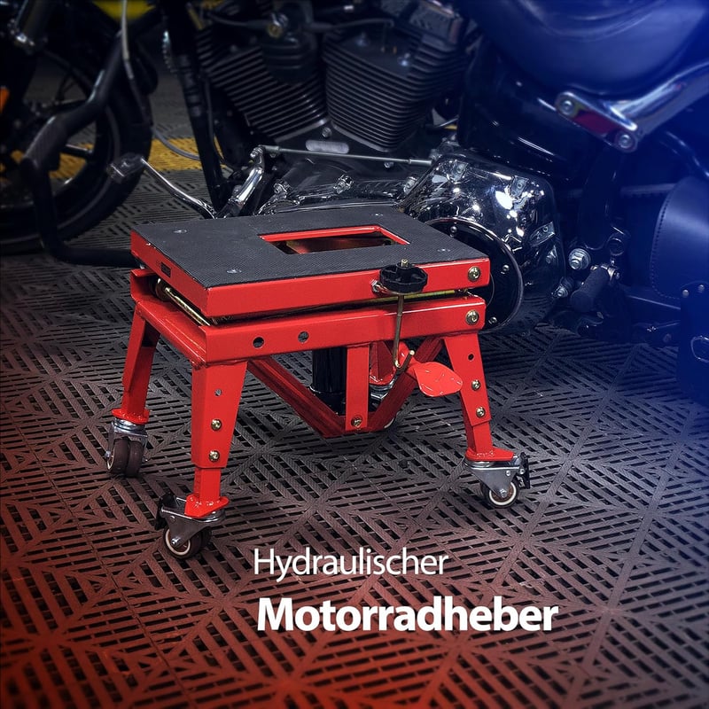 VIVOHOME motorkerékpár emelő 160 kg-ig, 34-85 cm magasságig állítható
