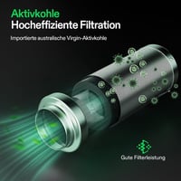 VIVOSUN 200 mm aktiv szenes szagszuro grow filter csoventilator elo szuroval grow sátorhoz grow boxhoz ughazhoz 3