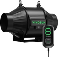 VIVOSUN AeroZesh T4 100mm Csatornás Ventilátor 357 m³/h PWM Szabályozással 1