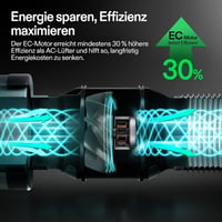 VIVOSUN AeroZesh T6 150mm szellőzőcsatorna szett 693 m³/h ventilátorral, szénszűrővel és szabályozóval 3