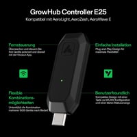 VIVOSUN GrowHub E25 Okos Vezérlő - WiFi-s Növénysátor Irányító Rendszer, E42/E42A Kompatibilis, Applikációval Vezérelhető Hidroponikus Eszkö 2