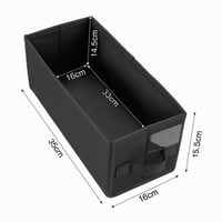 Set de 4 cutii de depozitare pliabile Vixzoid pentru CD-uri, cu capac, dimensiuni 35x17x14 cm 2