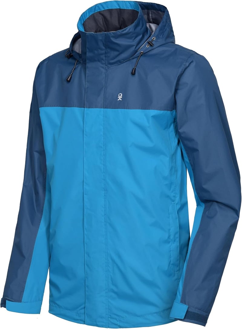 Vízálló Lélegző Esőkabát Férfi Könnyű Szélálló Softshell Kabát Túrázáshoz Kerékpározáshoz, S-es méret