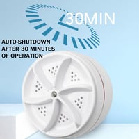 Mini mașină de spălat portabilă cu ultrasunete VJK USB pentru haine și vase 5