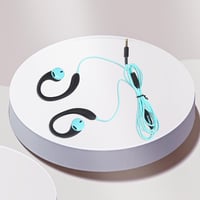 Športové káblové slúchadlá VJK cez uši s mikrofónom, háčikmi za uši a 3,5 mm jack konektorom, odolné voči potu, vhodné na beh, cvičenie, do posilňovne a k počítaču 8