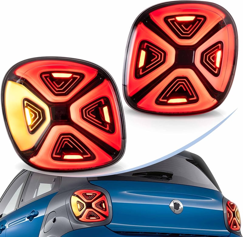 VLAND Hátsó Lámpa Smart Fortwo Forfour 453 2014-2019 LED Fényszóró