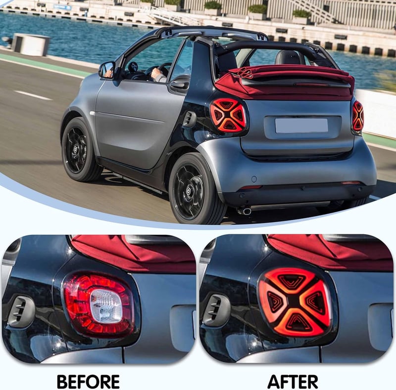 VLAND Hátsó Lámpa Smart Fortwo Forfour 453 2014-2019 LED Fényszóró