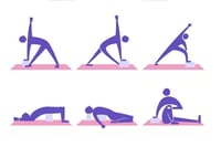 Set 2 Blocuri Yoga VLFit - Blocuri Fitness din Spumă EVA de Înaltă Densitate pentru Yoga, Pilates și Stretching - Ușoare și Ecologice 6