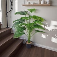 Vmhkjo 82 cm Mesterséges Pálma Növény 18 Ágú Trópusi Zöld Műnövény Cserépben 8