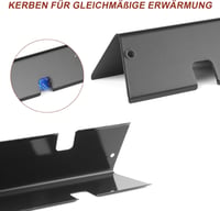 Vnierxful Flavorizer Bars Weber Spirit 300 GS4 II 310 320 330 Grill Hőlemezes Csere 4