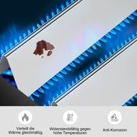 Vnierxful rozsdamentes aroma sín Weber Spirit 200 sorozathoz 38,9 cm grillrács 4