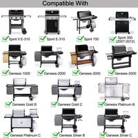 Vnierxful Weber Spirit 300 rozsdamentes grillrács elülső vezérléshez 2