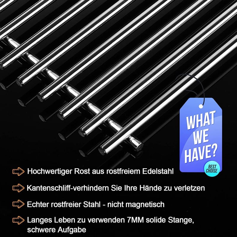 Vnierxful Weber Spirit 300 rozsdamentes grillrács elülső vezérléshez