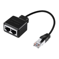 Adaptor Ethernet Vnuipofa RJ45 Splitter 1 tată la 2 mamă, 30 cm, pentru cablu de rețea Cat5, Cat5e, Cat6, Cat7, TV, Router, Computer, LAN 7