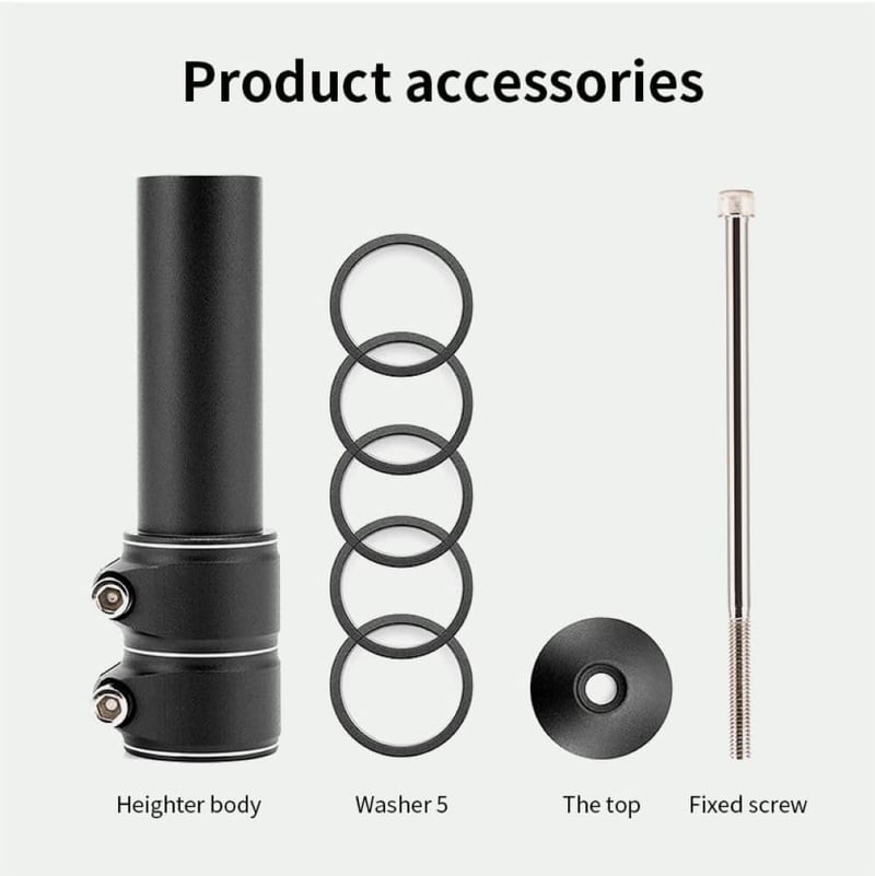 VOANZO Kerékpár Stemnövelő 10cm Adapter 28.6mm Országúti Hegyi Kerékpárhoz