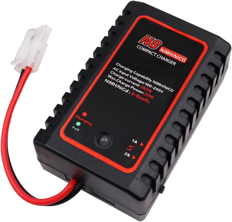 VOANZO NiMH Akkumulátor Töltő 2-8S NiCd Elemekhez RC Autó Drón Hajó Crawler Távirányítós Modellekhez Balance Charger