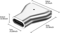VOANZO USB-C Mágneses Adapter 100W PD Gyorstöltő MacBook Air Pro Magsafe2 7