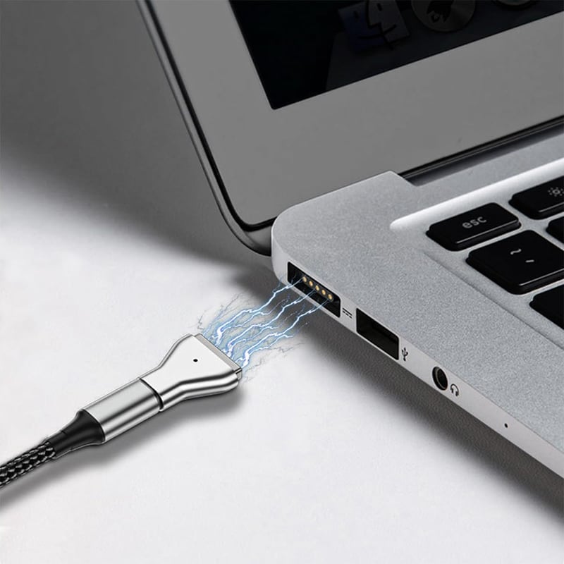 VOANZO USB-C Mágneses Adapter 100W PD Gyorstöltő MacBook Air Pro Magsafe2