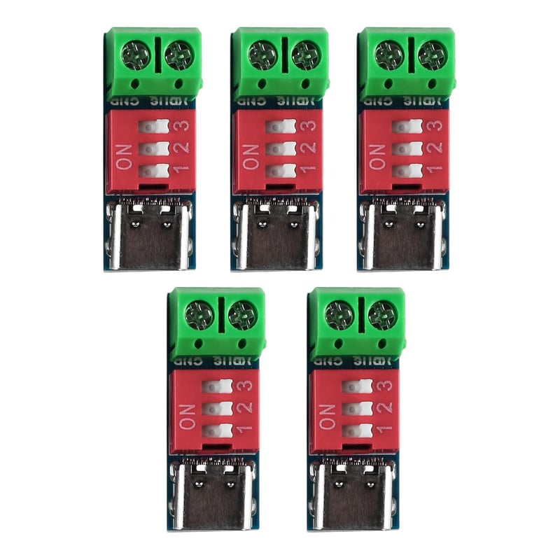 VOANZO USB-C PD Trigger modul pre rýchle nabíjanie 5V-20V Power Delivery