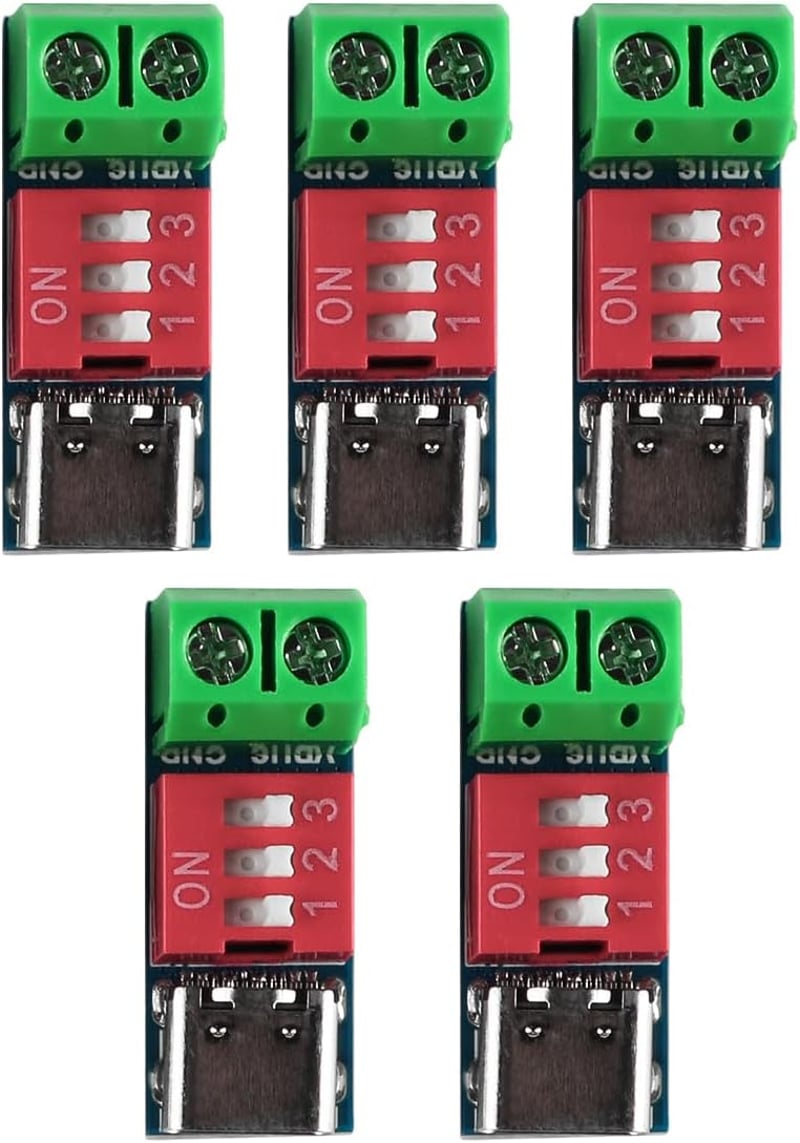 VOANZO USB-C PD Trigger Board gyorstöltéshez 5V-20V Power Delivery modul