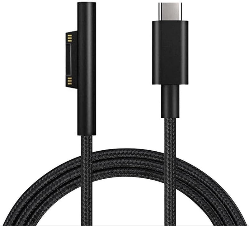 VOANZO USB-C töltőkábel Microsoft Surface Pro 7/6/5/4/3 Laptop Book GO