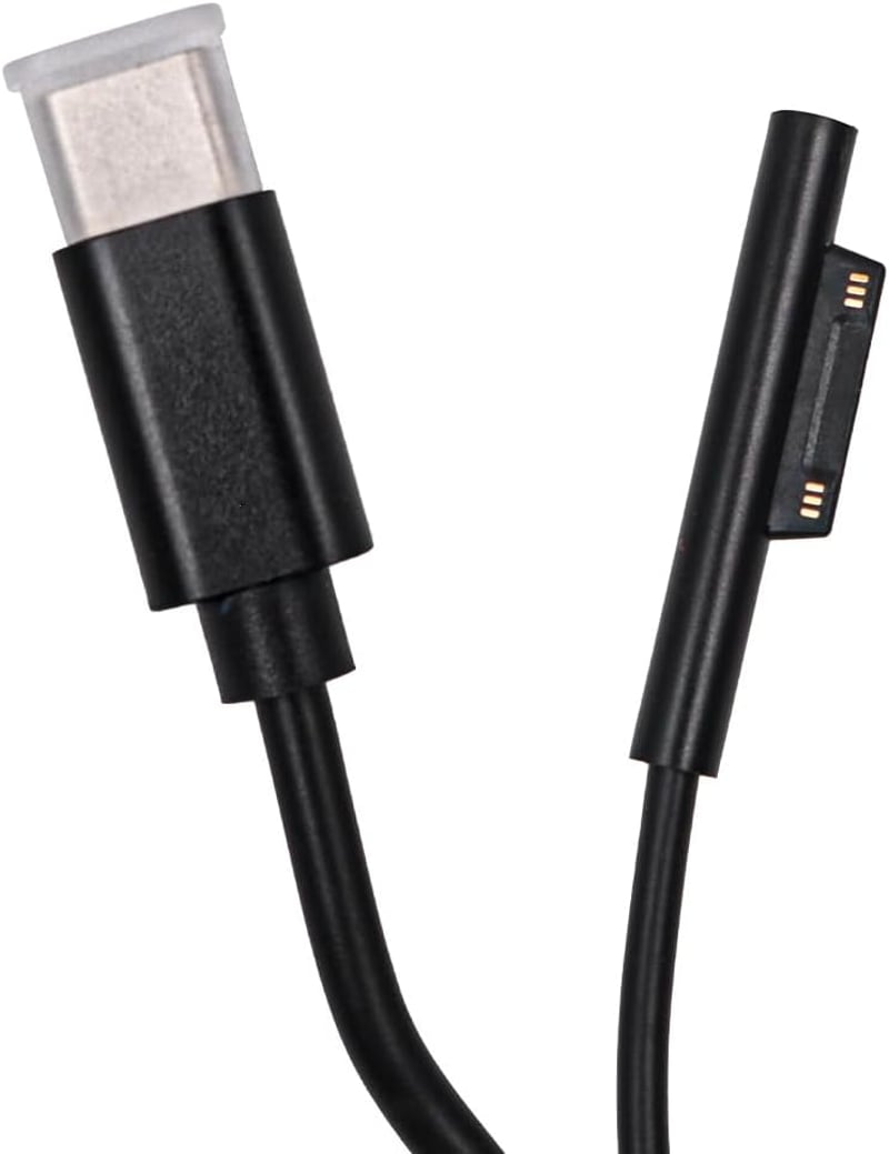 VOANZO USB-C töltőkábel Microsoft Surface Pro 7/6/5/4/3 Laptop Book GO