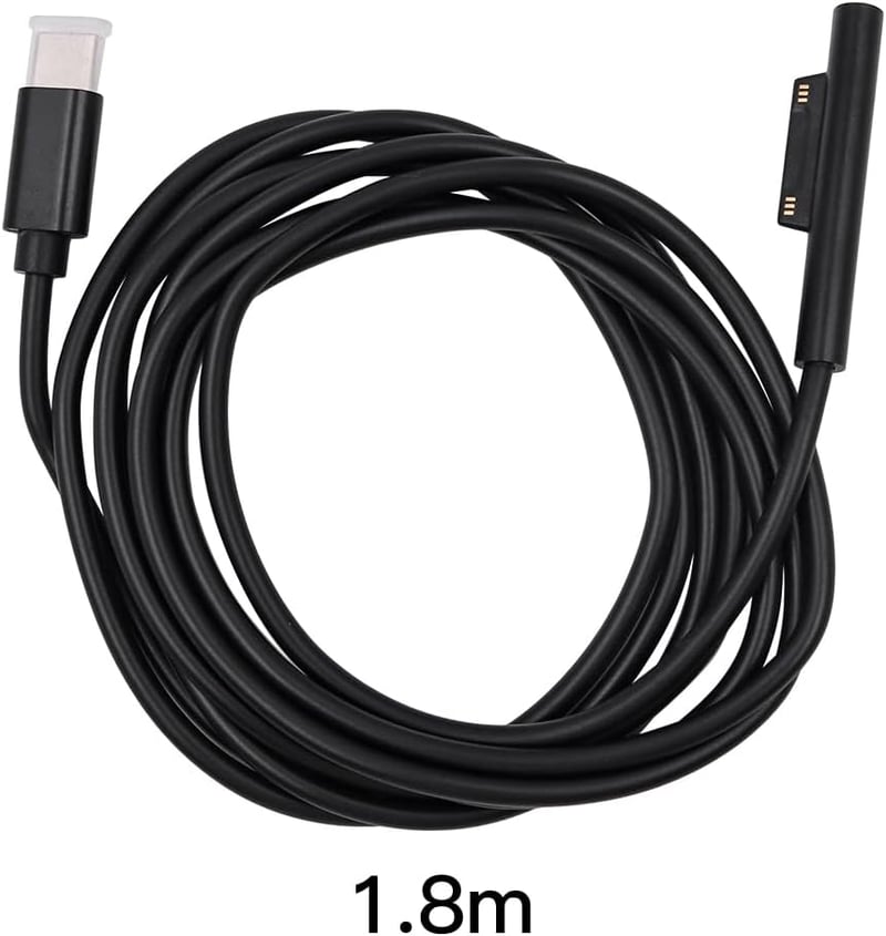 VOANZO USB-C töltőkábel Microsoft Surface Pro 7/6/5/4/3 Laptop Book GO
