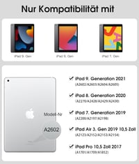 Vobafe iPad 10.2" Tok Billentyűzettel 7-9. Generáció Zöld Világítás - Pine Green 2