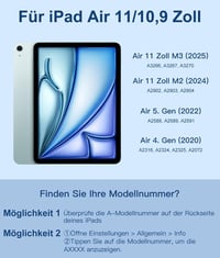 Vobafe iPad Air 11" és 10.9" Billentyűzetes Tok 7 Színű Háttérvilágítás Trackpad Tolltartó 2