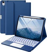 Vobafe iPad Air 11" és 10.9" Billentyűzetes Tok 7 Színű Háttérvilágítás Trackpad Tolltartó 1