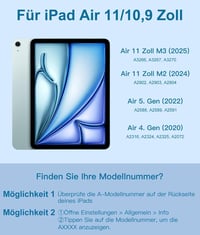 Vobafe iPad Air 11" és 10.9" Billentyűzetes Tok 7 Színű Világítással és Trackpad-dal 2