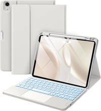 Vobafe iPad Air 11" M4 M3 M2 Tok Billentyűzettel, Trackpad, Ceruza Tartó, Világosszürke - lightgrey 1