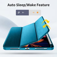 Vobafe iPad Pro 11" tok 2022/2021/2020/2018 TPU hátlap ceruza tartóval kék 5