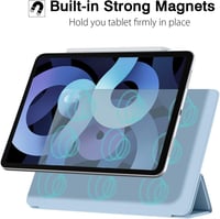 Vobafe Mágneses Védőtok iPad Air 4 10.9" és iPad Pro 11" Trifold Tok Apple Pencil Támogatással 3