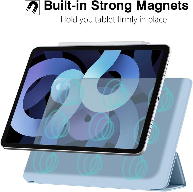 Vobafe Mágneses Védőtok iPad Air 4 10.9" és iPad Pro 11" Trifold Tok Apple Pencil Támogatással