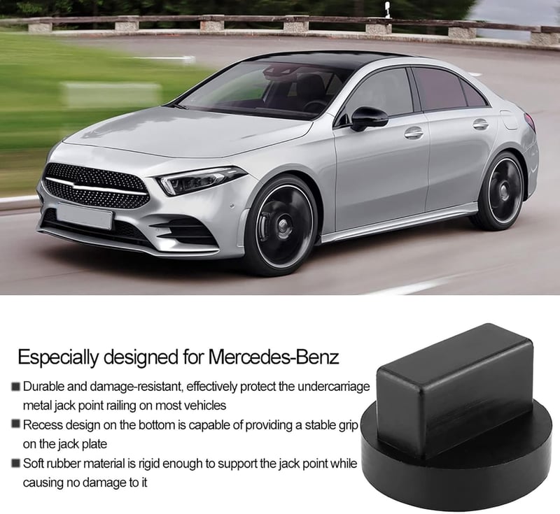 VOBOR autóemelő gumitalppad Mercedes Benz univerzális hidraulikus 2t fekete