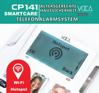 Mobilný telefón VOCA CP141 s veľkými tlačidlami pre seniorov, 4G SIM (bezdrôtový), vysoká hlasitosť a vyzváňanie pre sluchovo postihnutých, SOS náramok, kompatibilný s načúvacími prístrojmi 9