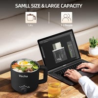 Vocha 1,6L elektromos főzőedény, hordozható gyorsfőző leves, ramen, tészta készítéshez 4