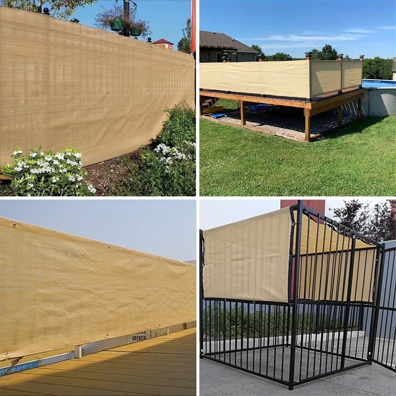 Vocray 90% árnyékoló háló 1,8x2,4m bézs UV-védelemmel
