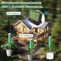 VODESON Talajnedvesség Mérő Növényekhez, Talaj Teszter Kerthez( Csak az 1 db szenzor!) 3