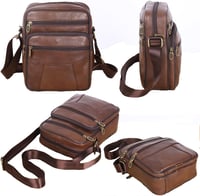 Vohoney férfi bőr crossbody táska utazáshoz és sporthoz 6