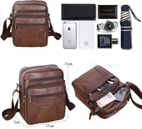Vohoney férfi bőr crossbody táska utazáshoz és sporthoz 3